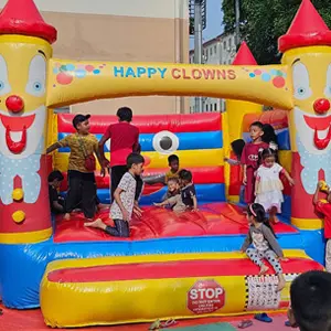 Happy kids playing